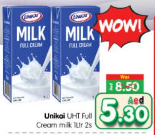 UNIKAI Long Life / UHT Milk  in Al Madina Hypermarket in UAE - Abu Dhabi