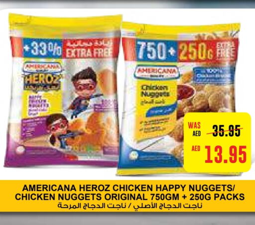 AMERICANA Chicken Nuggets  in Abu Dhabi COOP in UAE - Ras al Khaimah