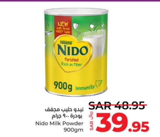 NIDO Milk Powder  in LULU Hypermarket in KSA, Saudi Arabia, Saudi - Unayzah