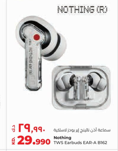 NOTHING Earphone  in Lulu Hypermarket  in Kuwait - Kuwait City