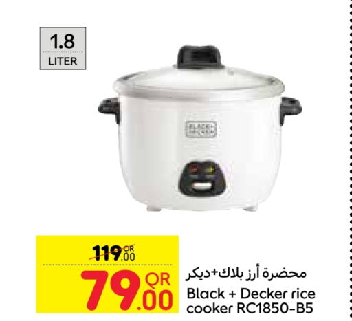 BLACK+DECKER Rice Cooker  in Carrefour in Qatar - Al Daayen