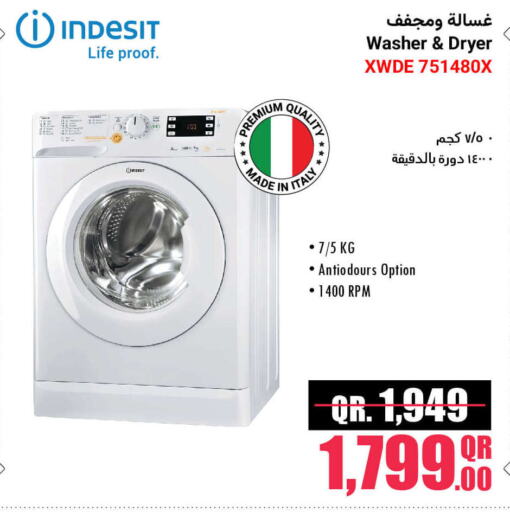 INDESIT Washing Machine  in Jumbo Electronics in Qatar - Al Rayyan