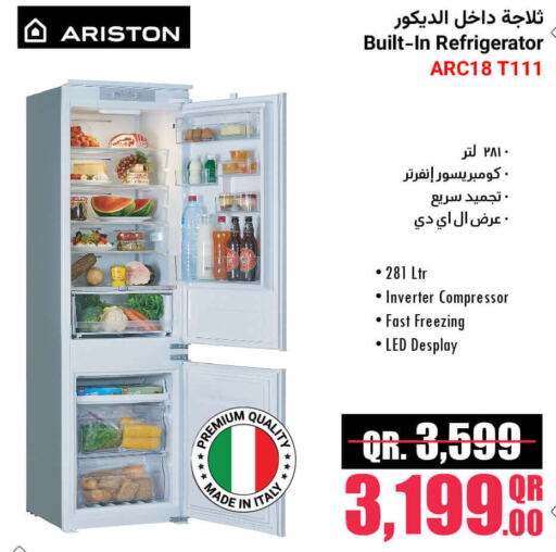 ARISTON Refrigerator  in Jumbo Electronics in Qatar - Al Rayyan