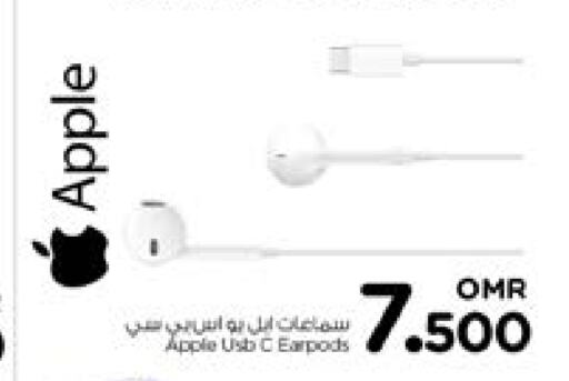 APPLE Earphone  in Nesto Hyper Market   in Oman - Muscat