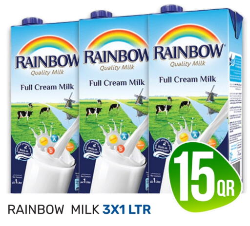 RAINBOW Full Cream Milk  in Kabayan Hypermarket in Qatar - Umm Salal