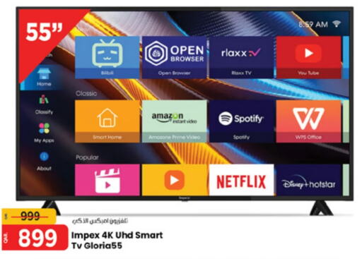 IMPEX Smart TV  in Paris Hypermarket in Qatar - Al Rayyan