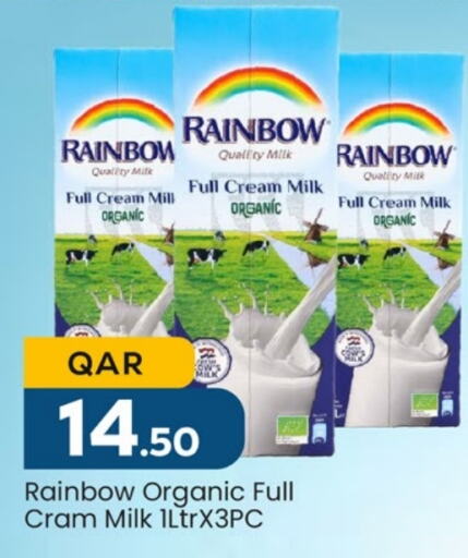 RAINBOW Full Cream Milk  in Paris Hypermarket in Qatar - Al Rayyan