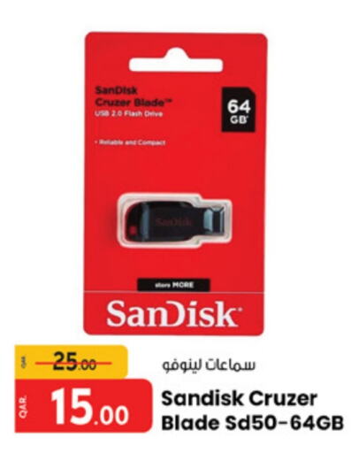 SANDISK Flash Drive  in Paris Hypermarket in Qatar - Umm Salal