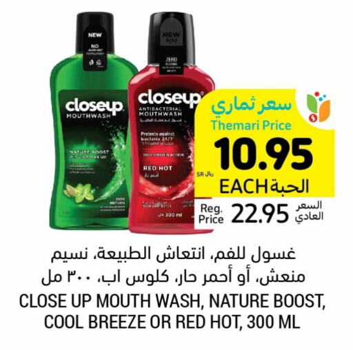 CLOSE UP Mouthwash  in Tamimi Market in KSA, Saudi Arabia, Saudi - Hafar Al Batin