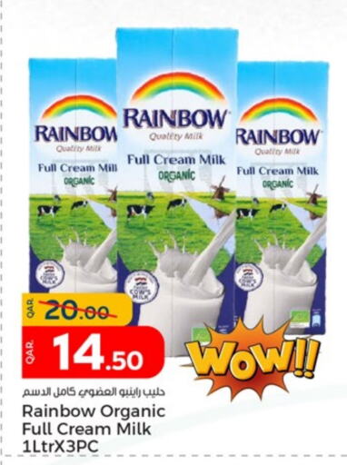 RAINBOW Full Cream Milk  in Paris Hypermarket in Qatar - Al Rayyan