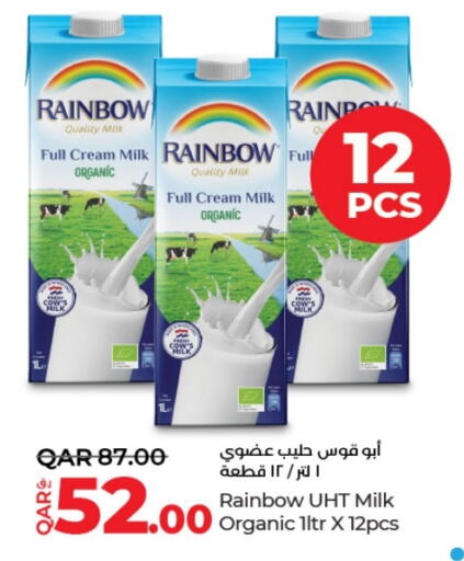 RAINBOW Full Cream Milk  in LuLu Hypermarket in Qatar - Al Rayyan