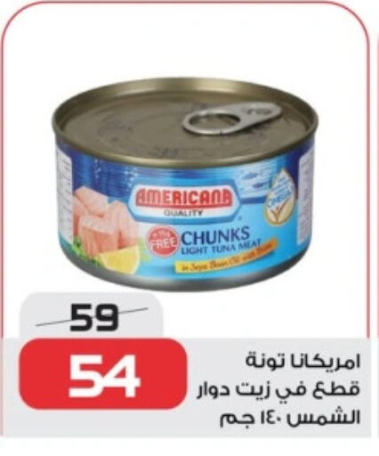 AMERICANA Tuna - Canned  in  Zahran Market in Egypt - Cairo