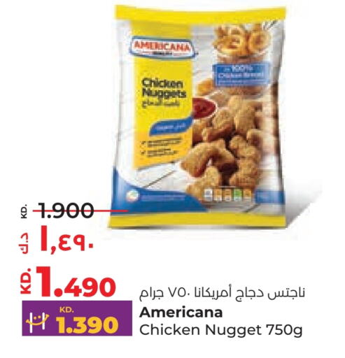 AMERICANA Chicken Nuggets  in Lulu Hypermarket  in Kuwait - Jahra Governorate