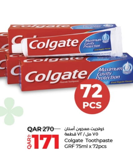 COLGATE Toothpaste  in LuLu Hypermarket in Qatar - Al Rayyan