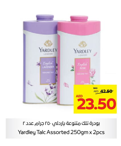 YARDLEY Talcum Powder  in Abu Dhabi COOP in UAE - Ras al Khaimah