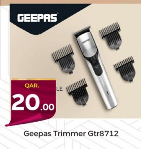 GEEPAS Hair Remover   in Paris Hypermarket in Qatar - Umm Salal