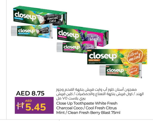 CLOSE UP Toothpaste  in Lulu Hypermarket in UAE - Abu Dhabi