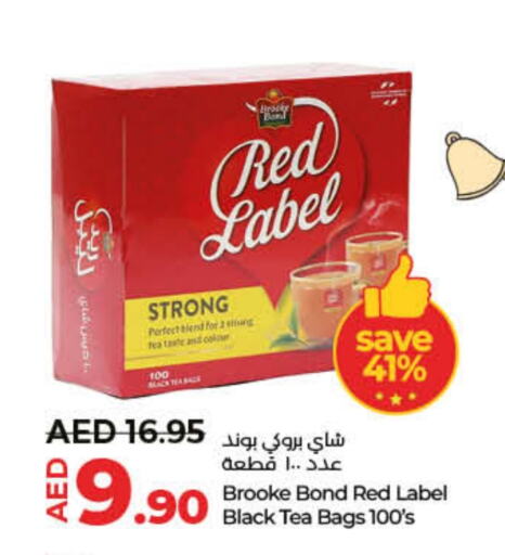 RED LABEL Tea Bags  in Lulu Hypermarket in UAE - Ras al Khaimah