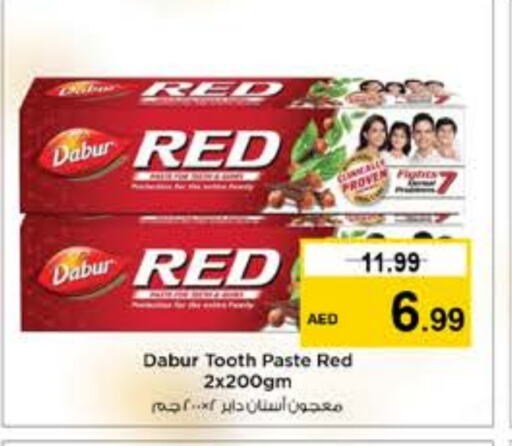 DABUR RED Toothpaste  in Nesto Hypermarket in UAE - Dubai