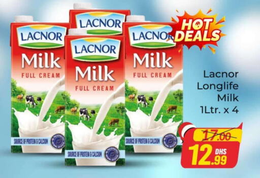 LACNOR Full Cream Milk  in Azhar Al Madina Hypermarket in UAE - Dubai