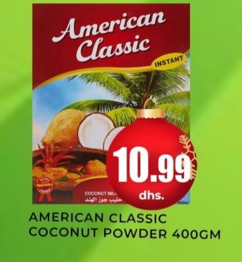 AMERICAN CLASSIC Coconut Powder  in Meena Al Madina Hypermarket  in UAE - Sharjah / Ajman