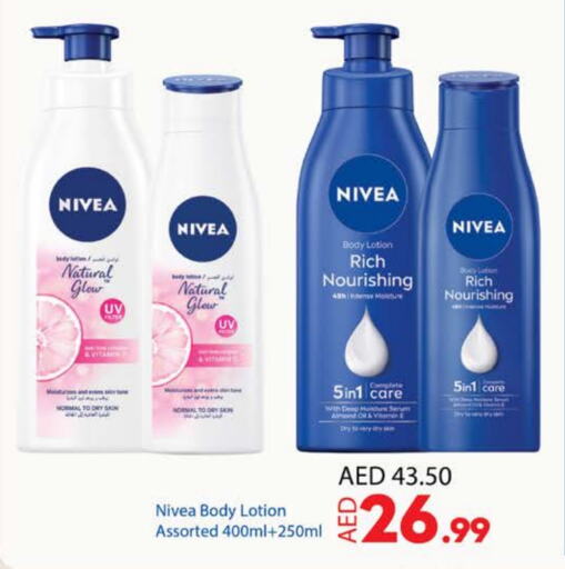 Nivea Body Lotion & Cream  in Nesto Hypermarket in UAE - Abu Dhabi