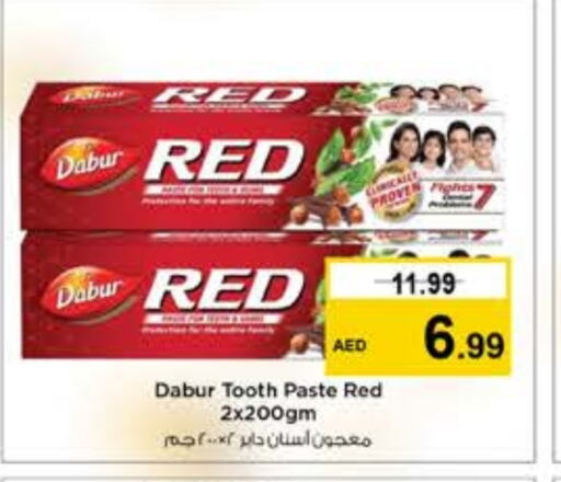 DABUR RED Toothpaste  in Nesto Hypermarket in UAE - Dubai