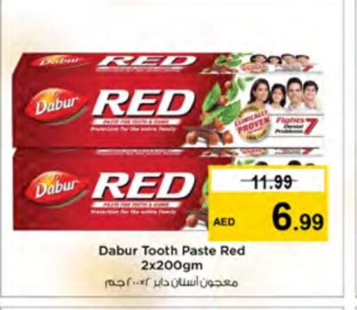 DABUR RED Toothpaste  in Nesto Hypermarket in UAE - Ras al Khaimah