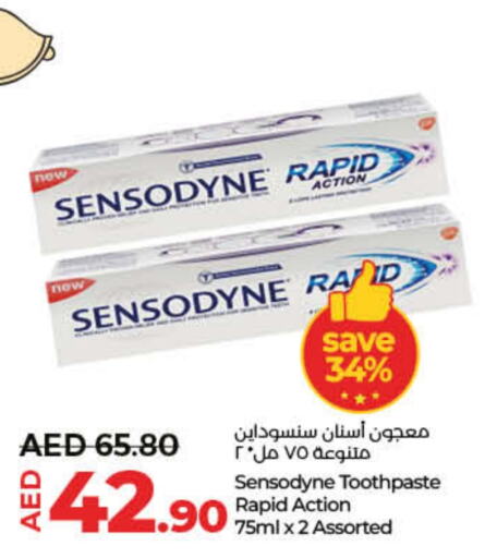 SENSODYNE Toothpaste  in Lulu Hypermarket in UAE - Ras al Khaimah