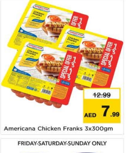 AMERICANA Chicken Franks  in Nesto Hypermarket in UAE - Dubai