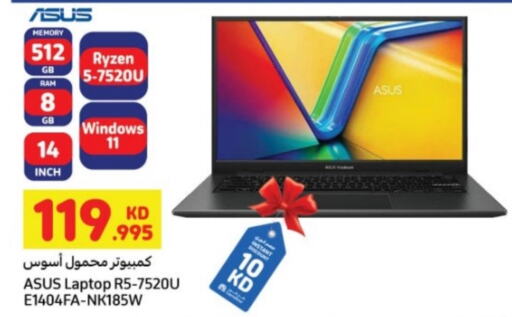 ASUS Laptop  in Carrefour in Kuwait - Ahmadi Governorate