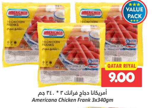 AMERICANA Chicken Franks  in Dana Hypermarket in Qatar - Al-Shahaniya