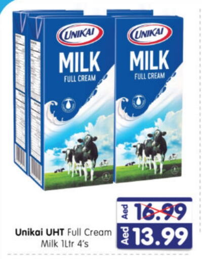 UNIKAI Long Life / UHT Milk  in Al Madina Hypermarket in UAE - Abu Dhabi