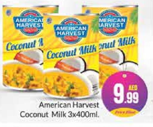 AMERICAN HARVEST Coconut Milk  in Azhar Al Madina Hypermarket in UAE - Abu Dhabi