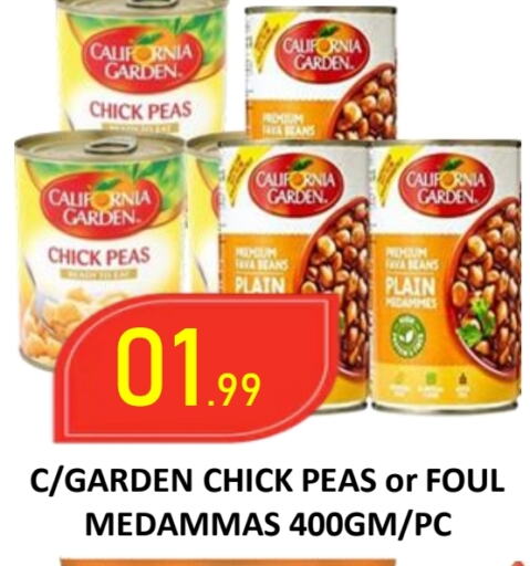 CALIFORNIA GARDEN Chick Peas  in ROYAL GULF HYPERMARKET LLC in UAE - Abu Dhabi