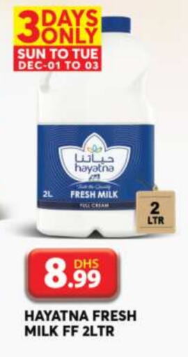 HAYATNA Fresh Milk  in Grand Hyper Market in UAE - Sharjah / Ajman