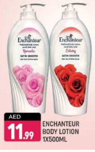 Enchanteur Body Lotion & Cream  in Shaklan  in UAE - Dubai