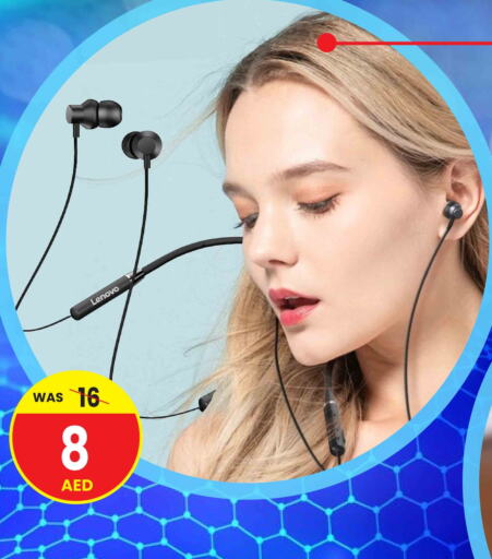 LENOVO Earphone  in Ansar Mall in UAE - Sharjah / Ajman