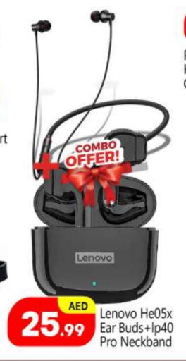 LENOVO Earphone  in BIGmart in UAE - Abu Dhabi