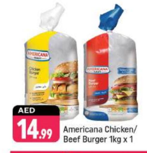 AMERICANA Chicken Burger  in Shaklan  in UAE - Dubai