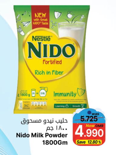 NIDO Milk Powder  in Al Qoot Hypermarket in Oman - Muscat