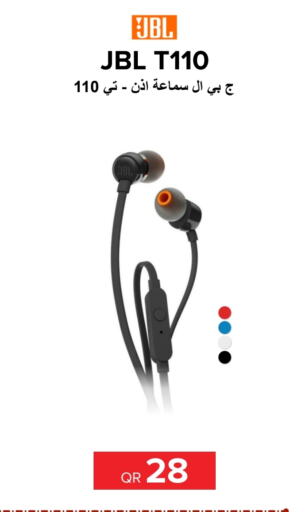 JBL Earphone  in Al Anees Electronics in Qatar - Al Khor