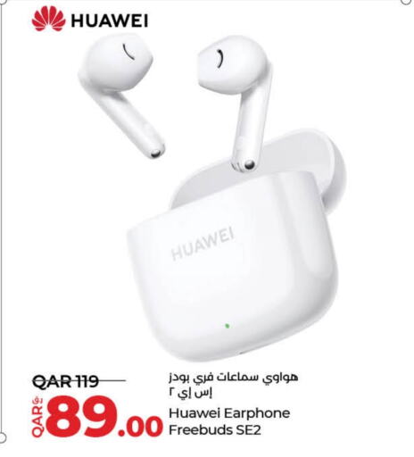 HUAWEI Earphone  in LuLu Hypermarket in Qatar - Al Wakra