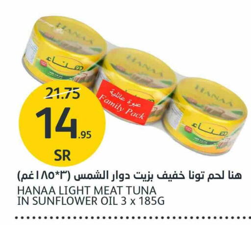 Hanaa Tuna - Canned available at AlJazera Shopping Center in KSA, Saudi Arabia, Saudi - Riyadh