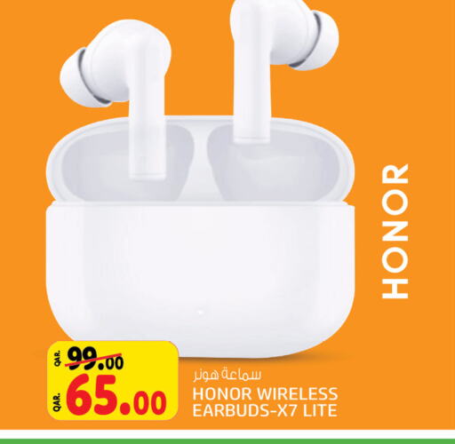 HONOR Earphone  in Kenz Mini Mart in Qatar - Umm Salal