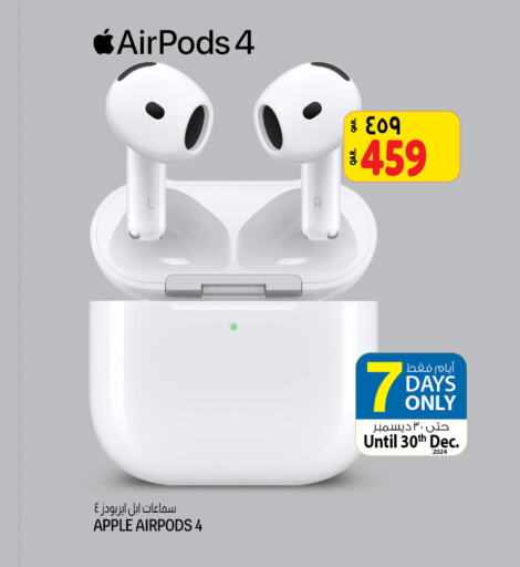 APPLE Earphone available at Saudia Hypermarket in Qatar - Al Rayyan