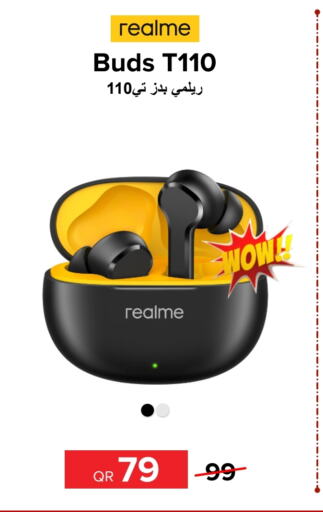 REALME Earphone  in Al Anees Electronics in Qatar - Al Wakra