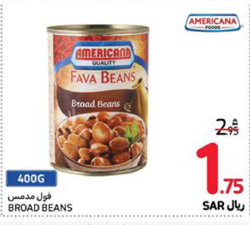 AMERICANA Fava Beans  in Carrefour in KSA, Saudi Arabia, Saudi - Al Khobar