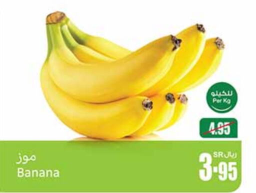 Banana available at Othaim Markets in KSA, Saudi Arabia, Saudi - Medina