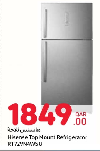 HISENSE Refrigerator available at Carrefour in Qatar - Al Daayen